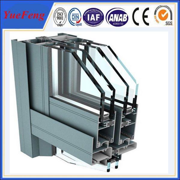 aluminium windows powder coating, supply construction aluminum extrusion for