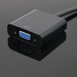 Black Color Male To Female VGA Monitor Cable For PC Computer