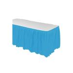 Smooth Surface Disposable Plastic Table Skirts For Catering Table Decoration