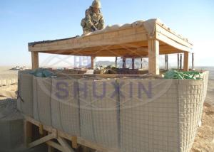 Wholesale Customized 0.61x0.61x1.21m Deep Welding Military Barrier Sand Fill from china suppliers
