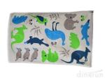 Beautiful Pigment Printed Tea Towels , Embroidered Kitchen Towels
