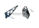 Circular Loom Spare Parts Lever Stand Set Roller Holder