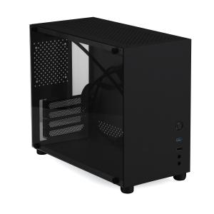 Wholesale Black 140mm Length ATX 2mm Aluminium PC Case from china suppliers