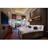 Buy cheap Hotel Room Furniture Fabric Upholstered Wall Panel for Bed Headboard with Hanger from wholesalers