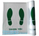 Disposable plastic printable car floor mat/disposable paper auto floor mat, Auto