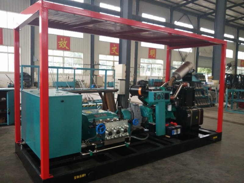 Diesel Engine Drive Pipeline Pressure Test Pump ISO9001 110KW For Safety Valves
