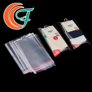 China Gift Wrapping Plastic Clear OPP Packaging Bag Clothing Socks Self Adhesive Bag on sale