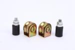 Stainless Steel Sliding Door Rollers U V Y Groove Galvanized Customizable