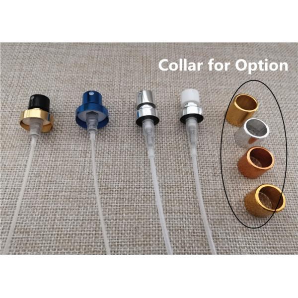 Gold Perfume Atomiser Pump , 18MM Aluminum Mist Sprayer For Perfume Bottles