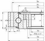 Slewing bearings Single-Row 4 Point Contact Ball Slewing Ring Bearing 1000.32