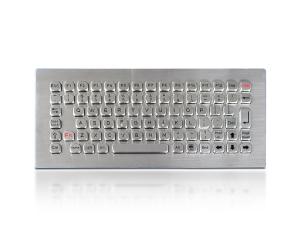Wholesale IP65 Waterproof Panel Mount Keyboard Metal Industrial Rugged Keyboard from china suppliers