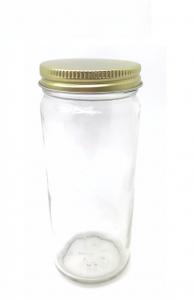 China Empty 12 Oz Paragon Glass Jars With Metal Lid Beverage Storage on sale
