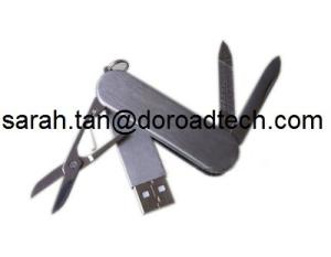Wholesale Multifunctional Knife Shaped Metal Twister USB Flash Drive Real Capacity from china suppliers