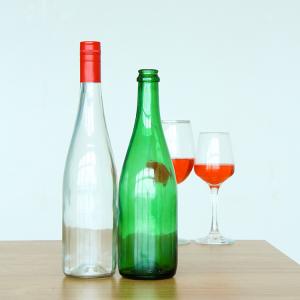 Wholesale OEM Frosted Borosilicate Glass Wine Bottle 75cl In Bulk from china suppliers