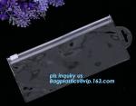 vinyl slider k PVC bag packaging, EVA Beauty Makeup Standup Pouch Bags With