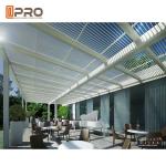 Electric Remote Control Aluminium Pergola System Outdoor For Garden