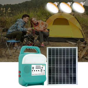 Wholesale Energy Storage Solar Rechargeable Light System 12V Kit For Home And Outdoor from china suppliers