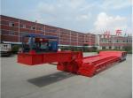16 Tire Steel Semi Truck Trailer for Excavator Transport Gooseneck Lowboy Low