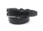 Oem Mens Leather Dress Belt Square Pin Buckle Customized Color And Logo