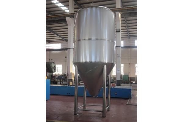 Argon Arc Welded Stainless Steel Beer Container , Conical Fermentation Tank
