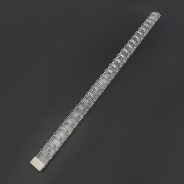Wholesale office stationery accessories 26 plastic ring binder clips loose-leaf binder mechanism clips file folder clips
