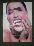 Female Cosmetic Plastic Bag With Handles / 6 Colors Gravure Printing