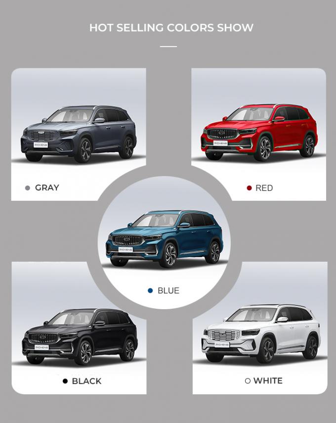 GEELY XINGYUE L Gas Mileage Cars Hybrid Car 215km/H With Panoramic Sunroof 7