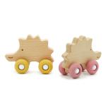 Vintage Design Multifunctional Silicone Teething Rattle Olive Oil Treated