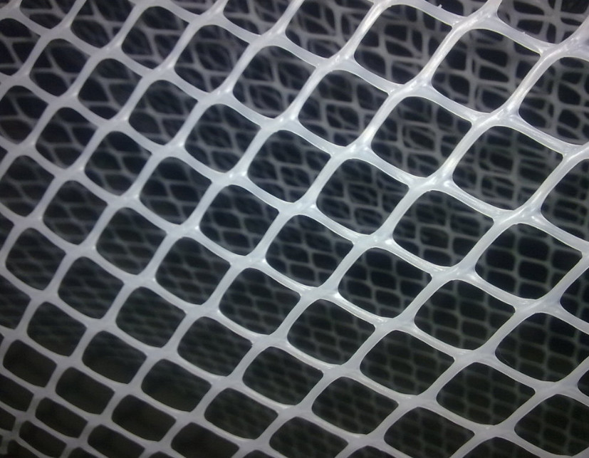 30x30mm White Flat Hdpe 500g/M2 Per Sqm Plastic Netting Mesh