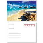 PET / PP Plastic 3D Lenticular Postcard Oil Painting Design above 300DPI