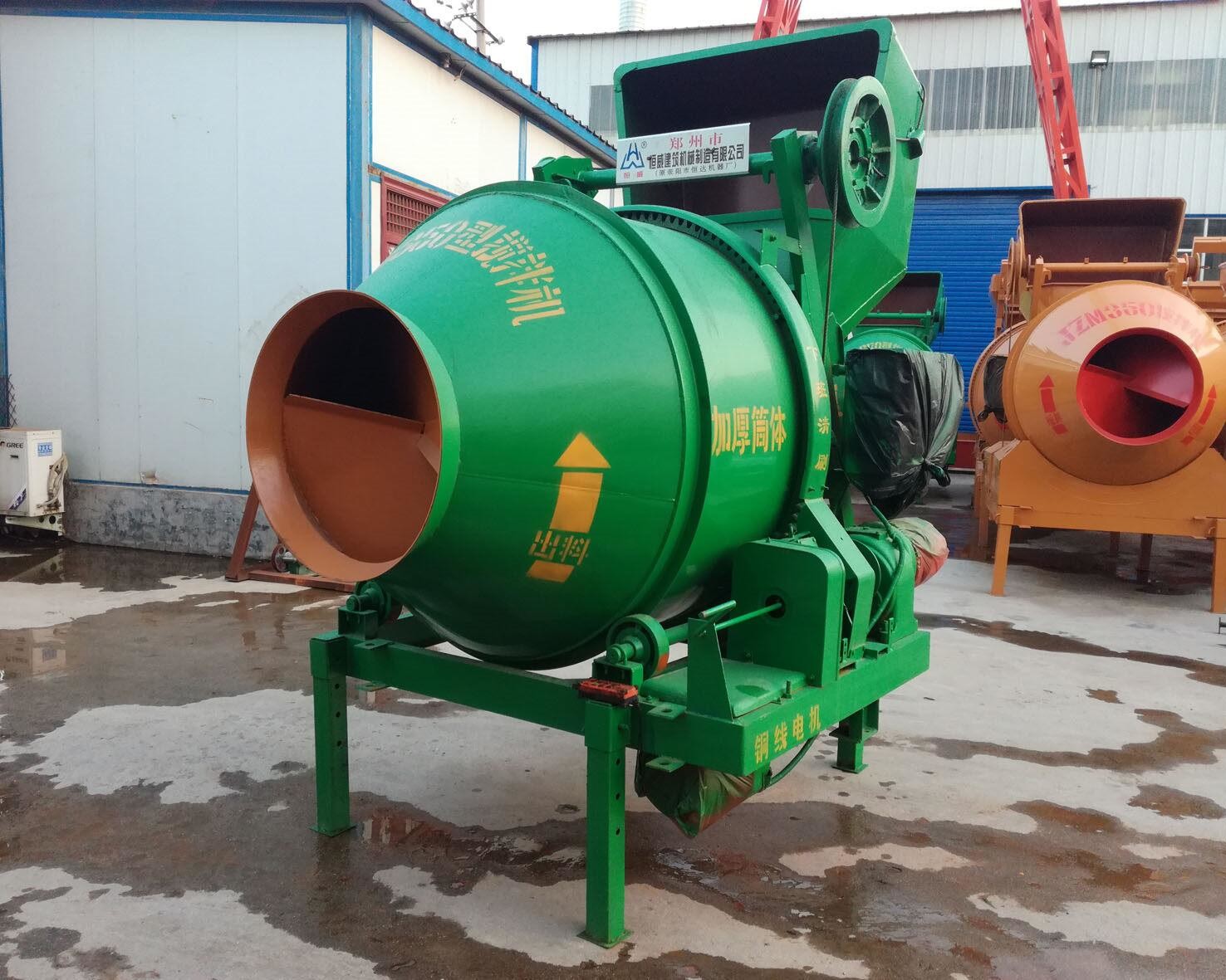 JZC350 JZC500 JZC700 Drum Concrete Mixer Electric Diesel Engine 35m3/H