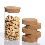 Factory Custom Size Cork Lids for Storage Glass Candle Jars