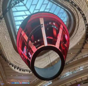 Wholesale Customized P4 Curved LED Video Wall Indoor Eye-Catching Advertising LED Screens from china suppliers