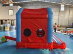 Manufacturer Custom Color Splicing Inflatable Elastic House Trampoline