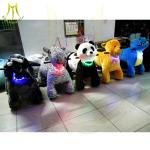 Hansel unicorn motorized plush animal rohs standard luck cow electric motorized