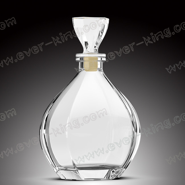 Square Tequila Glass Bottle For Spirits