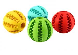 Wholesale Watermelon Pattern Ball Tiny Puppy Toys , Durable Food Grade Plastic Dog Balls from china suppliers