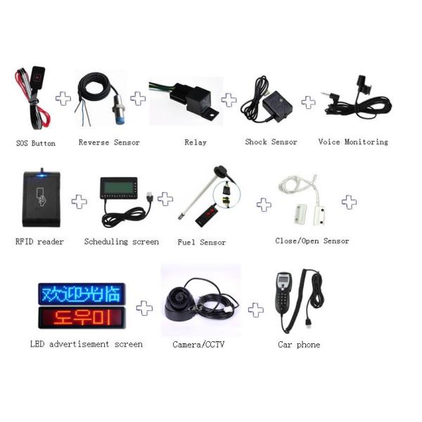 Multi-function gps tracker for taxi/bus/trucks