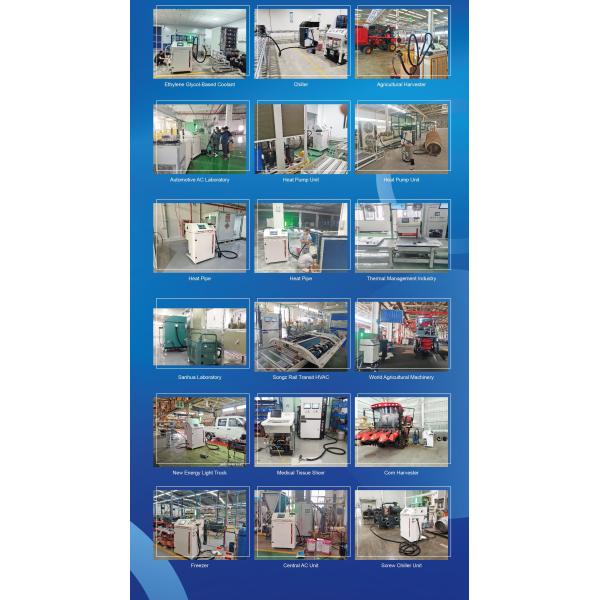 Auto Ac Recharge Machine Refrigerant Charging Machine For Air Conditioner Production Line