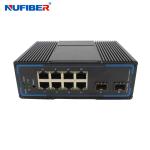 10/100/1000M Managed Industrial SFP Switch 8 UTP Port SNMP / Telnet / WEB