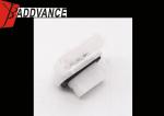 White Automotive Bulkhead Electrical Fuel Pump Connector 4 Pin For Toyota