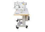 Leather Bag Flat Lock Sewing Machine , Handheld Mid Arm Sewing Machine