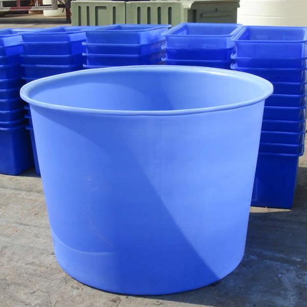 250 Gallon Round Plastic Cattle Feed Troughs For Drinking Water Outdoor Rust Proof
