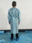 PP+PE Film 42g AAMI Level 3 Disposable Isolation Gown