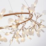 Nordic Hanging Living Room Chandelier Modern Kitchen Firefly rectangular