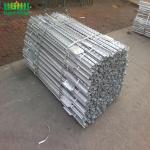 Hot Dip Galvanized Steel Studded T Post 6ft Metal For Animal Fence