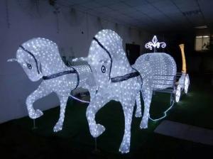 Wholesale Led christmas horse carriage cinderella carriage from china suppliers