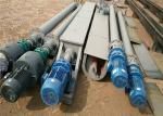 Sand Gravel Horizontal Spiral Screw Conveyor 159mm 3Kw Double Pitch Blades