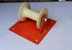 Wholesale Flat Trench Electrical Cable Roller Straight Line Cable Roller With Steel Plate from china suppliers