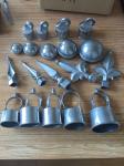 Commercial Grounds Chain Link Fence Fittings Aluminum Die Casting Fence Post